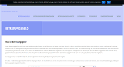 Desktop Screenshot of betreuungsgeld-aktuell.de