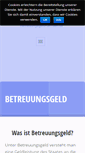 Mobile Screenshot of betreuungsgeld-aktuell.de