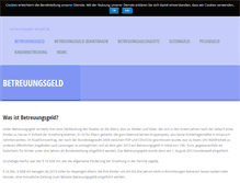 Tablet Screenshot of betreuungsgeld-aktuell.de